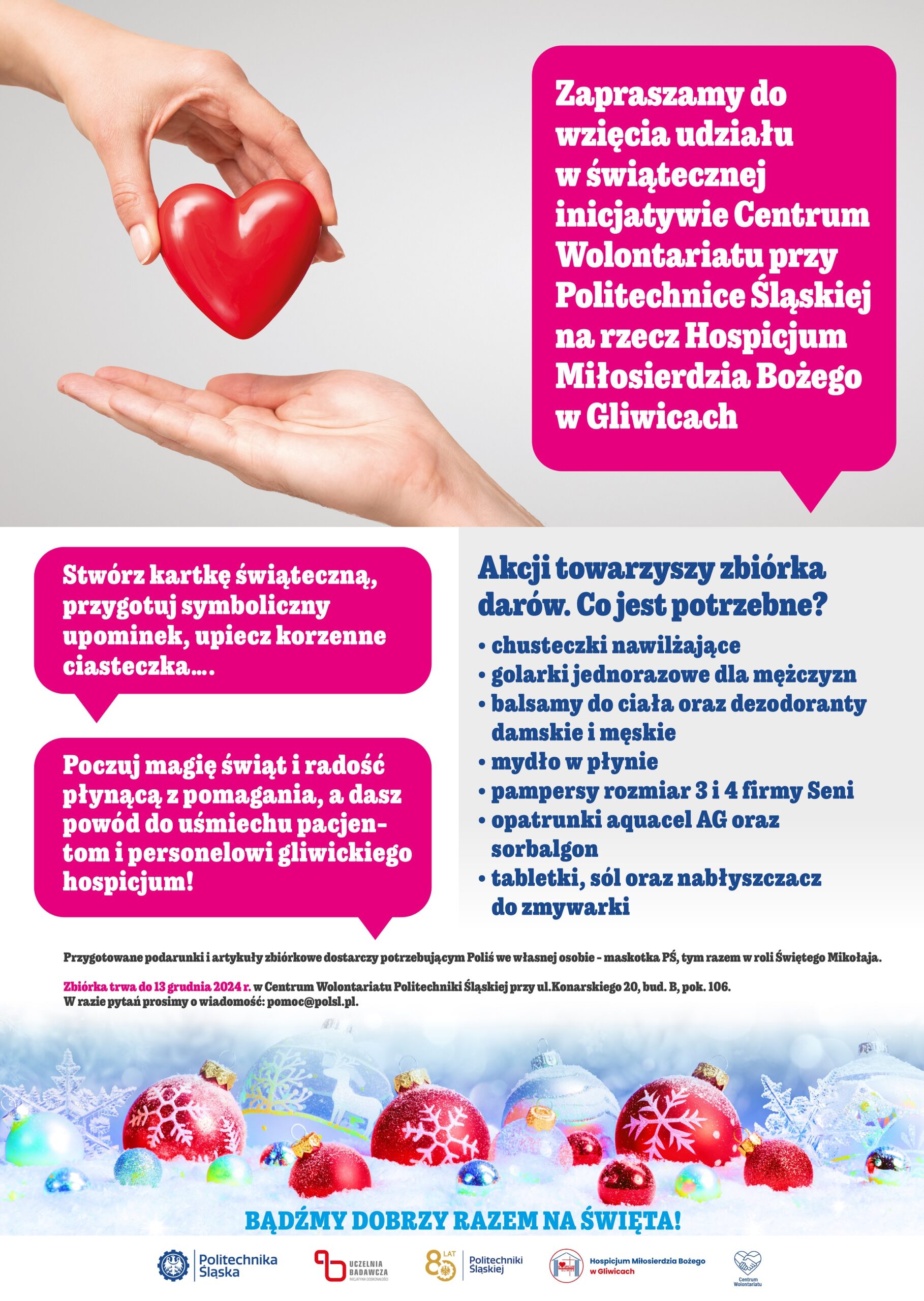 Centrum Wolontariatu_Świąteczna zbiórka