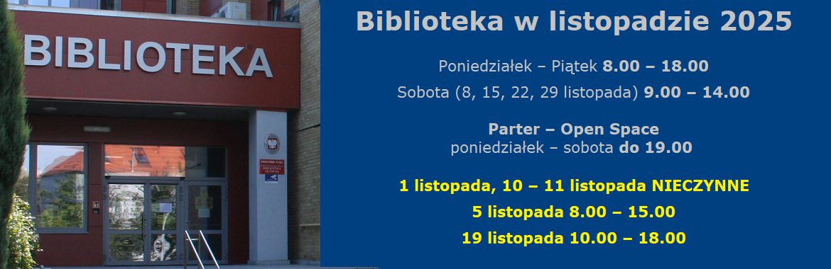 Bliblioteka w listopadzie