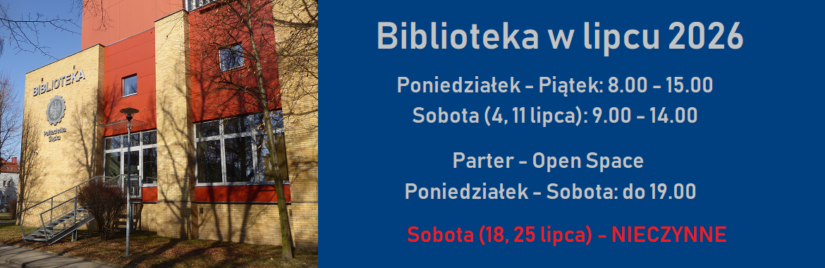 godziny otwarcia biblioteki w lipcu 2026_wersja polska