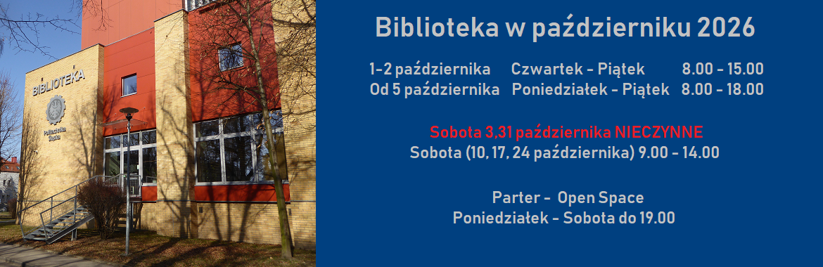 godziny otwarcia biblioteki w październiku 2026