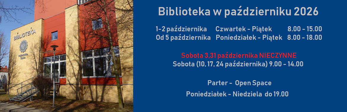 godziny otwarcia biblioteki w październiku 2026