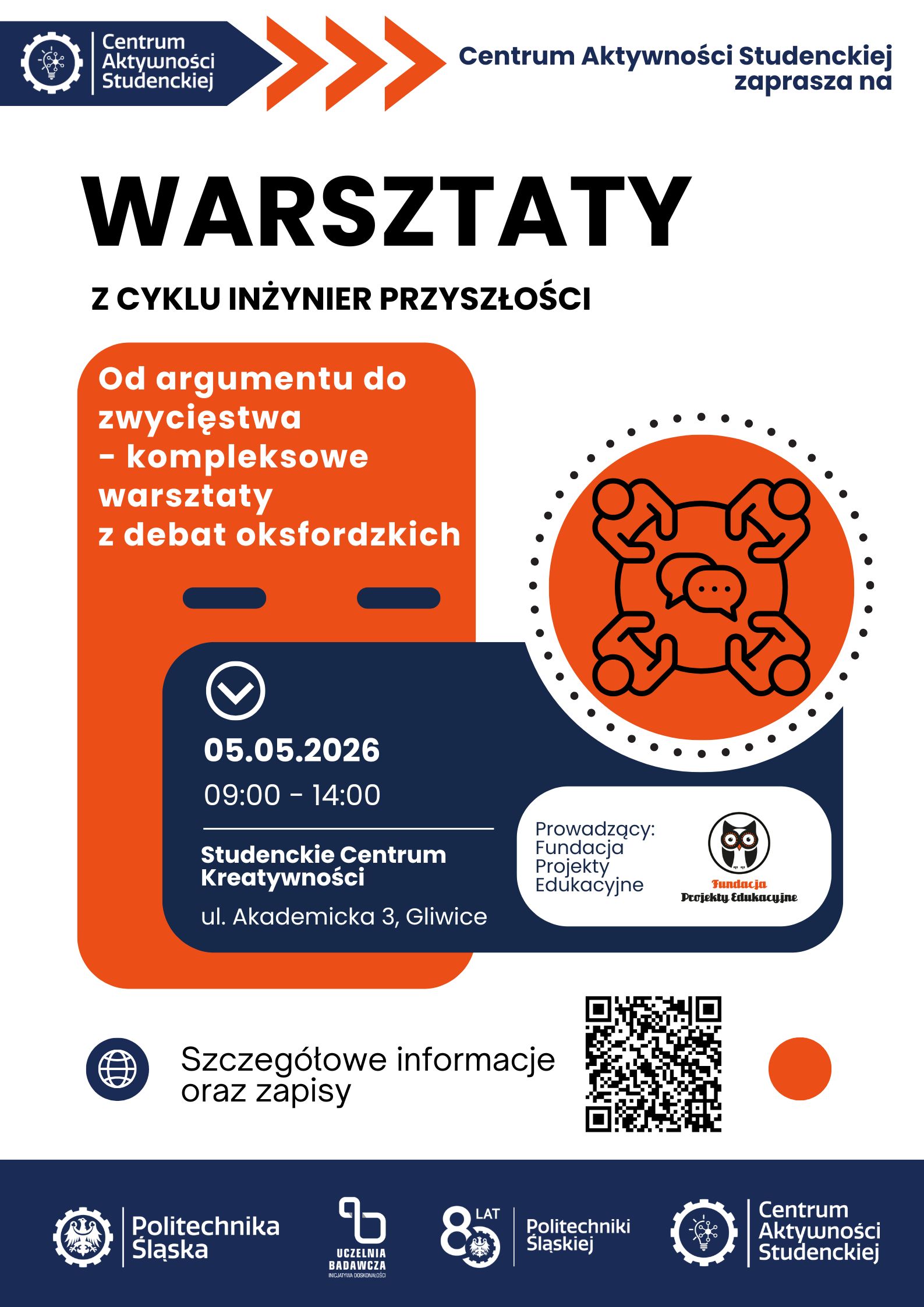 Od argumentu do zwycięstwa - kompleksowe warsztaty z debat oksfordzkich 5 maja
