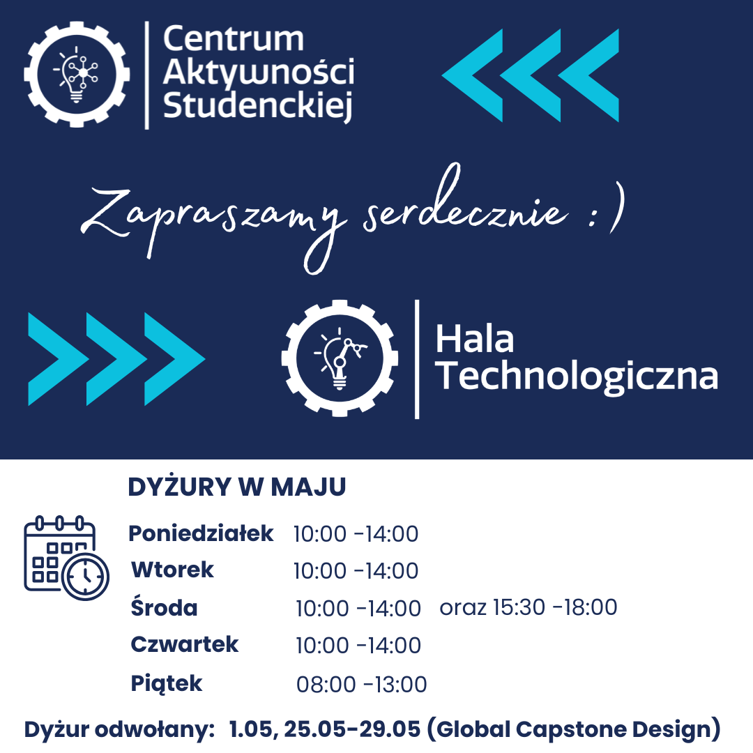 Pracownie HT CASdyżury w maju