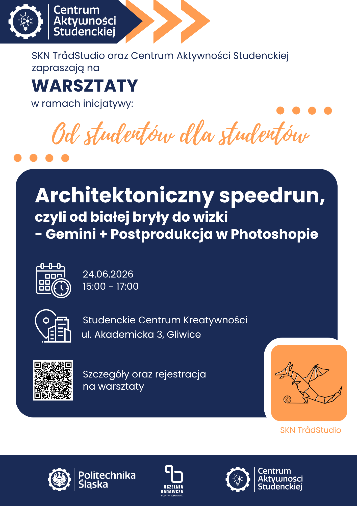 plakat czerwiec warsztaty TrådStudio