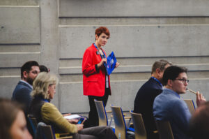 Uczestnicy sympozjum Polityki Naukowej Państwa