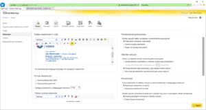 Politechnika Śląska | How to install footer in Outlook Web App