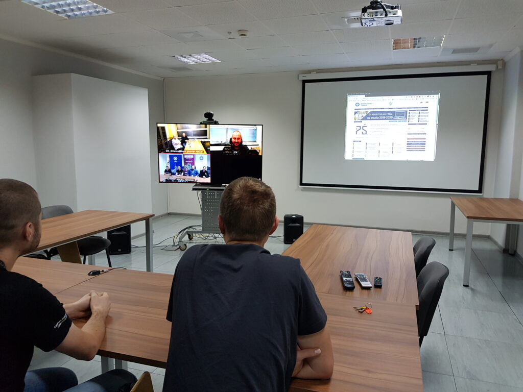 Wideokonferencja w Centrum Komputerowym