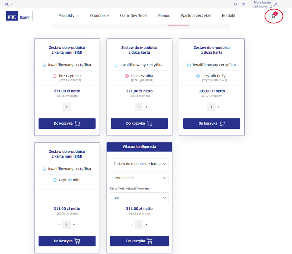 Instrukcja pozyskiwania certyfikatów KIR - obrazek