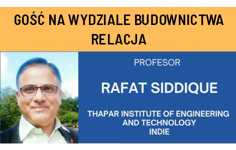 Rafata Api Wizyta prof. Rafata Siddique na Wydziale Budownictwa Politechniki ...