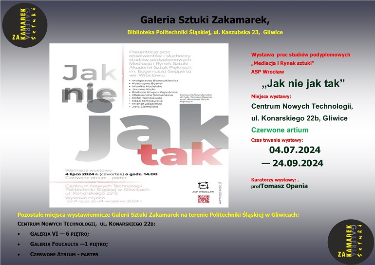 Wystawa prac studiów dyplomowych