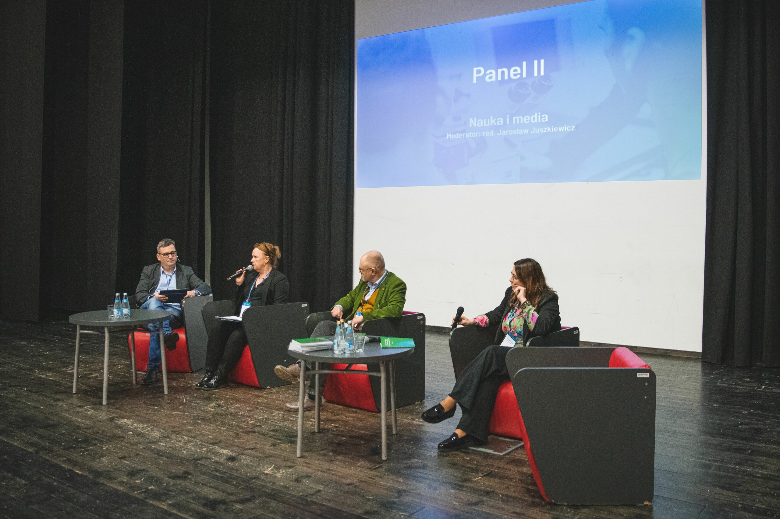 Paneliści: Jarosław Juszkiewicz, Anna Ślązak, Piotr Kieraciński oraz Katarzyna Głuch-Juszkiewicz