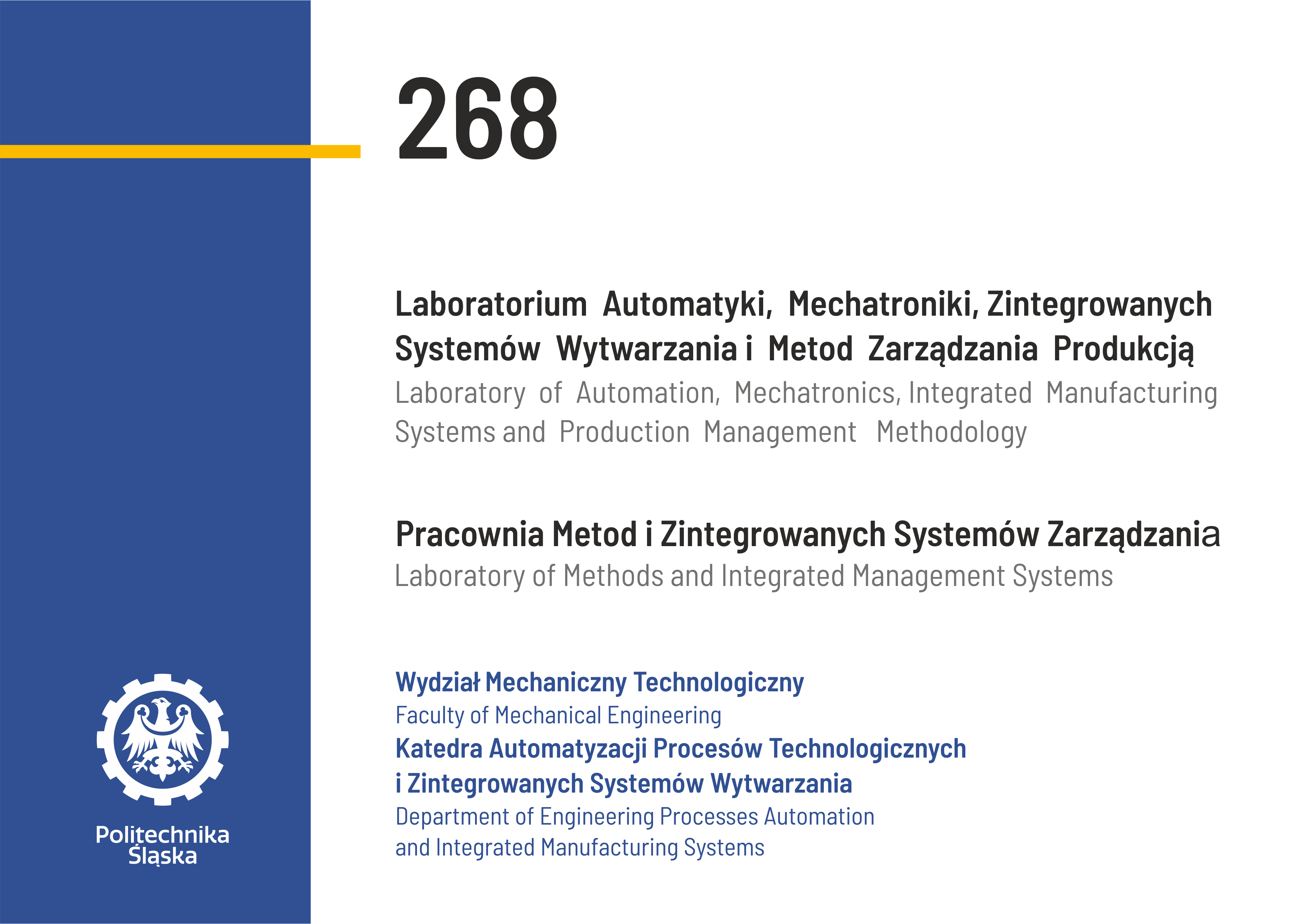 Pracownia Metod<br>i Zintegrowanych Systemów Zarządzania