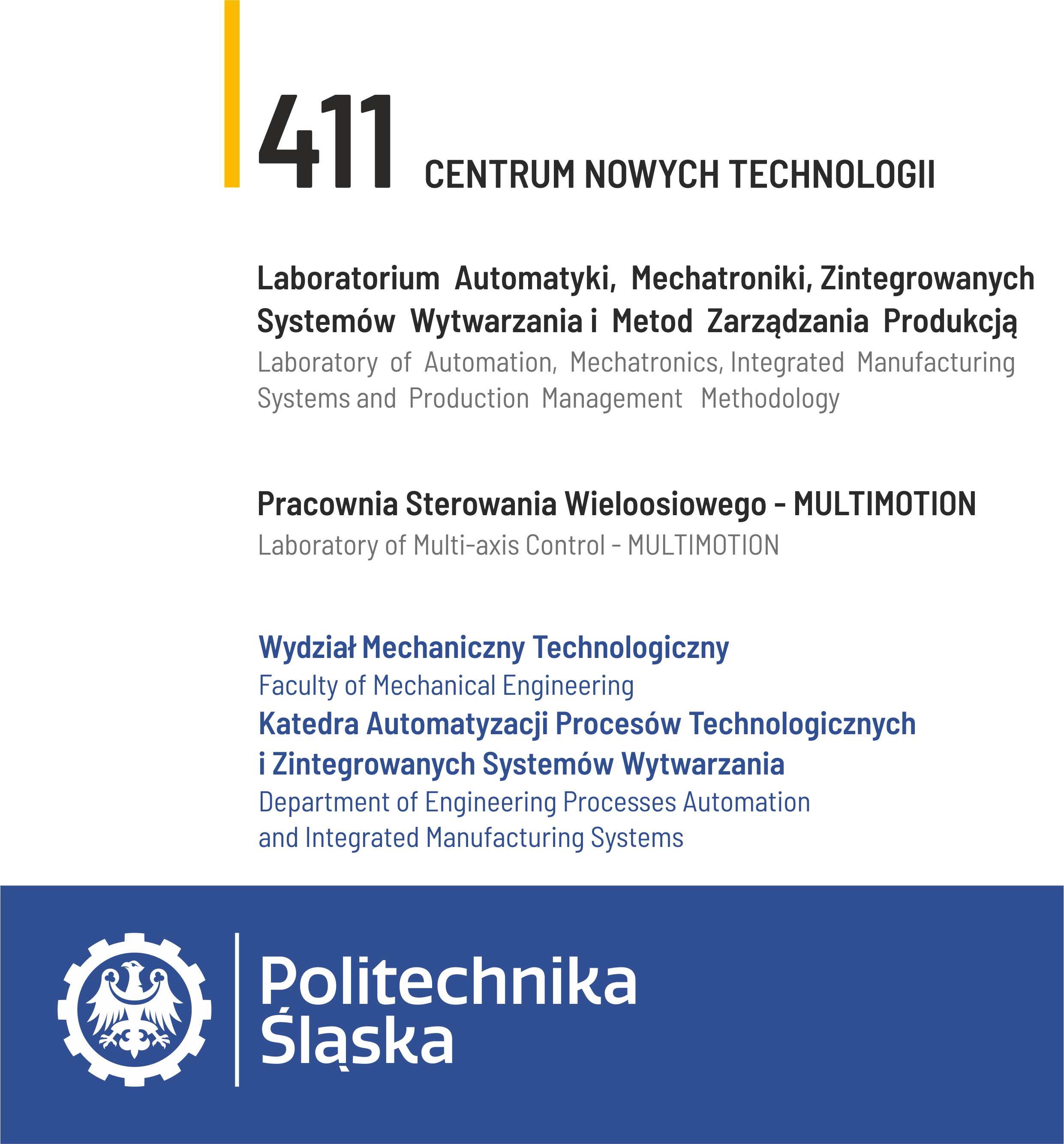 Pracownia Sterowania Wieloosiowego - MULTIMOTION