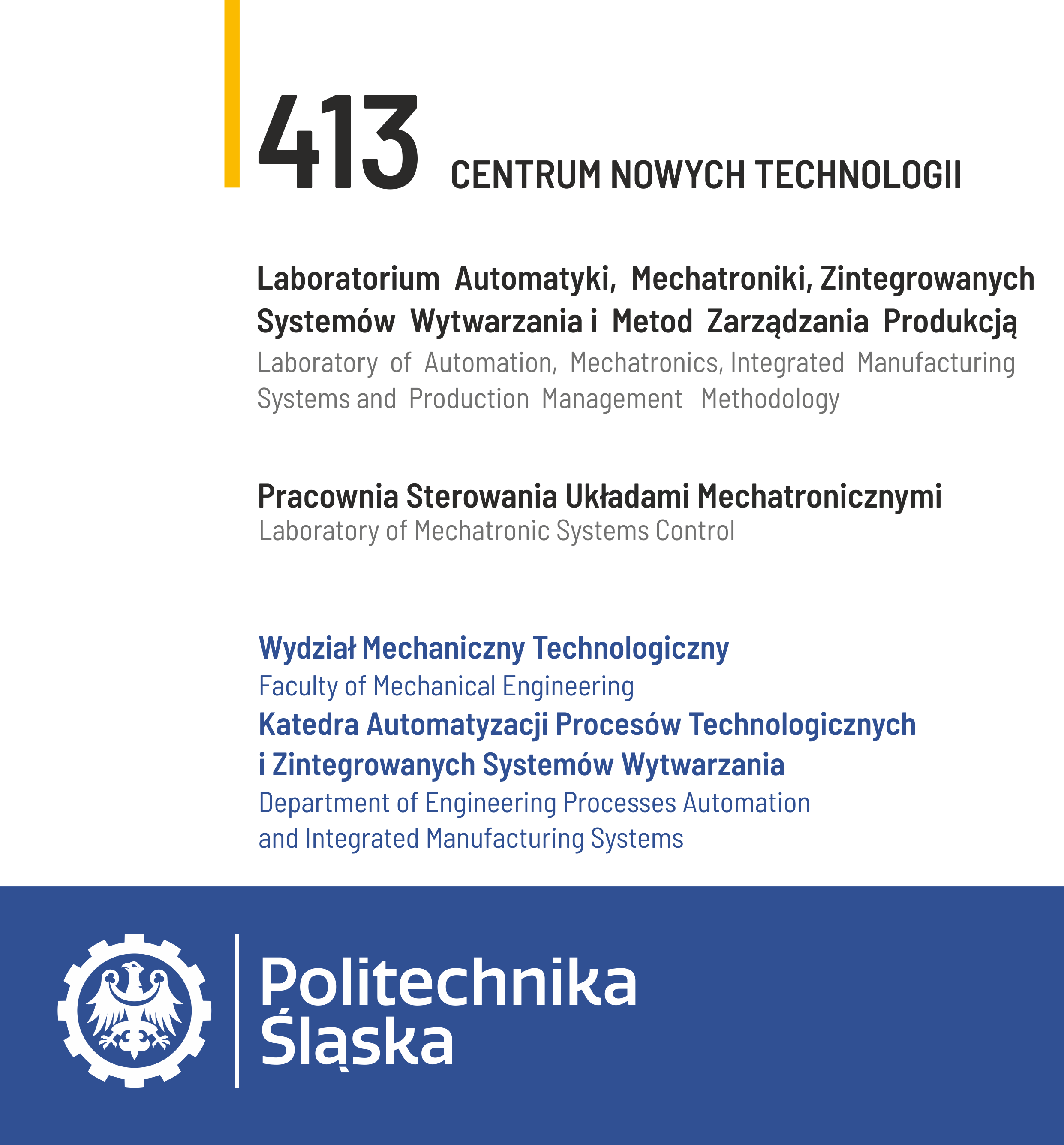 Pracownia Sterowania Układami Mechatronicznymi