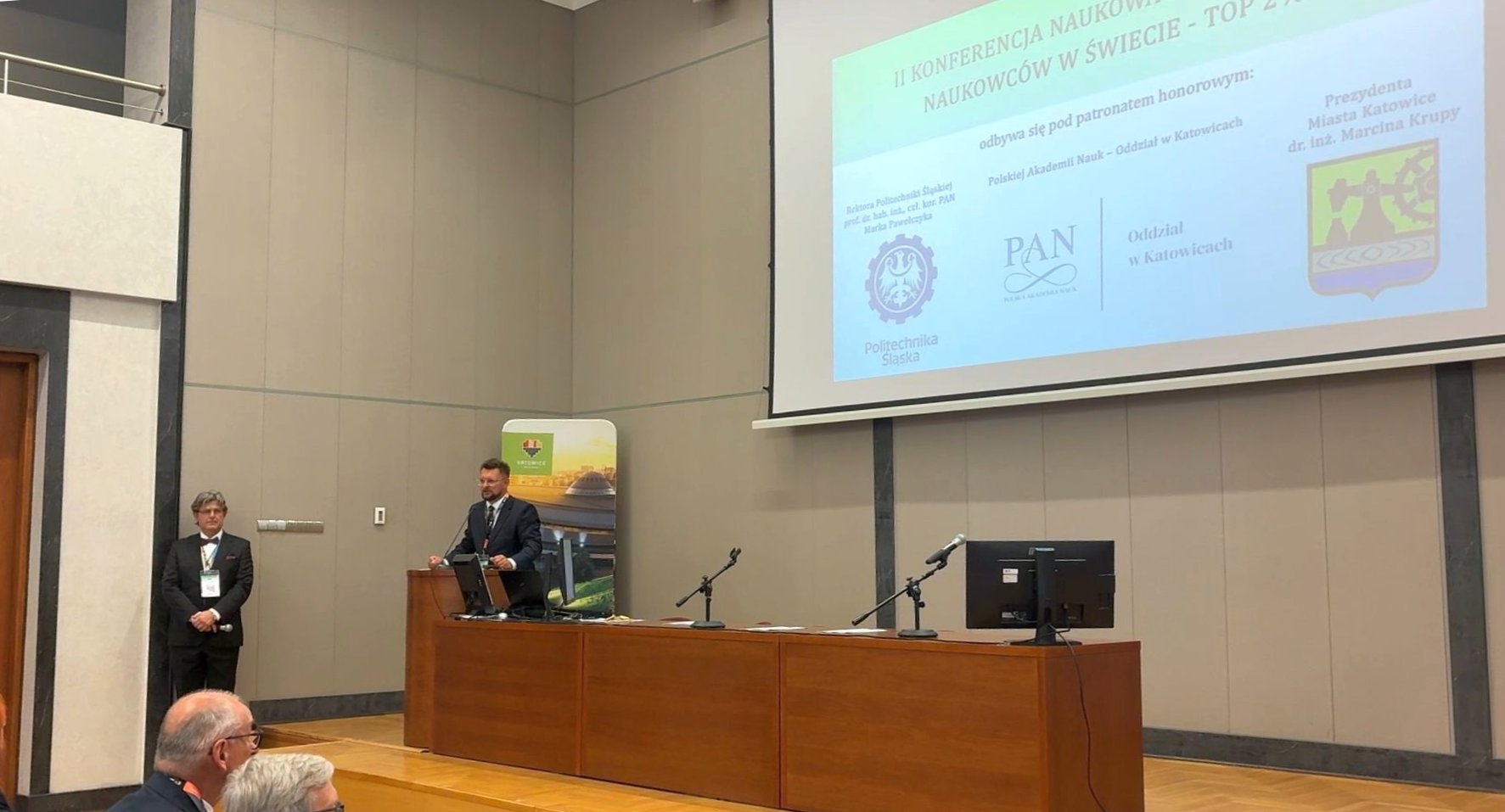 13. Wystąpienie prezydenta miasta Katowice dr. Marcina Krupy, który objął konferencję patronatem honorowym