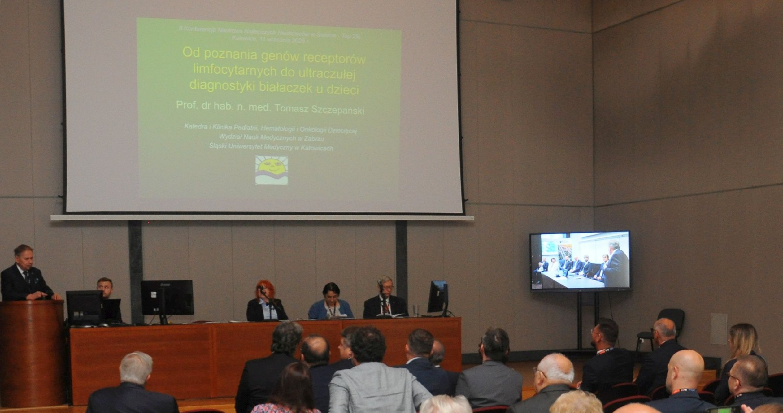 Referat wygłaszany przez rektora Śląskiego Uniwersytetu Medycznego w Katowicach prof. dr. hab. n. med. Tomasza Szczepańskiego, który jest w gronie dwóch procent najczęściej cytowanych naukowców w świecie