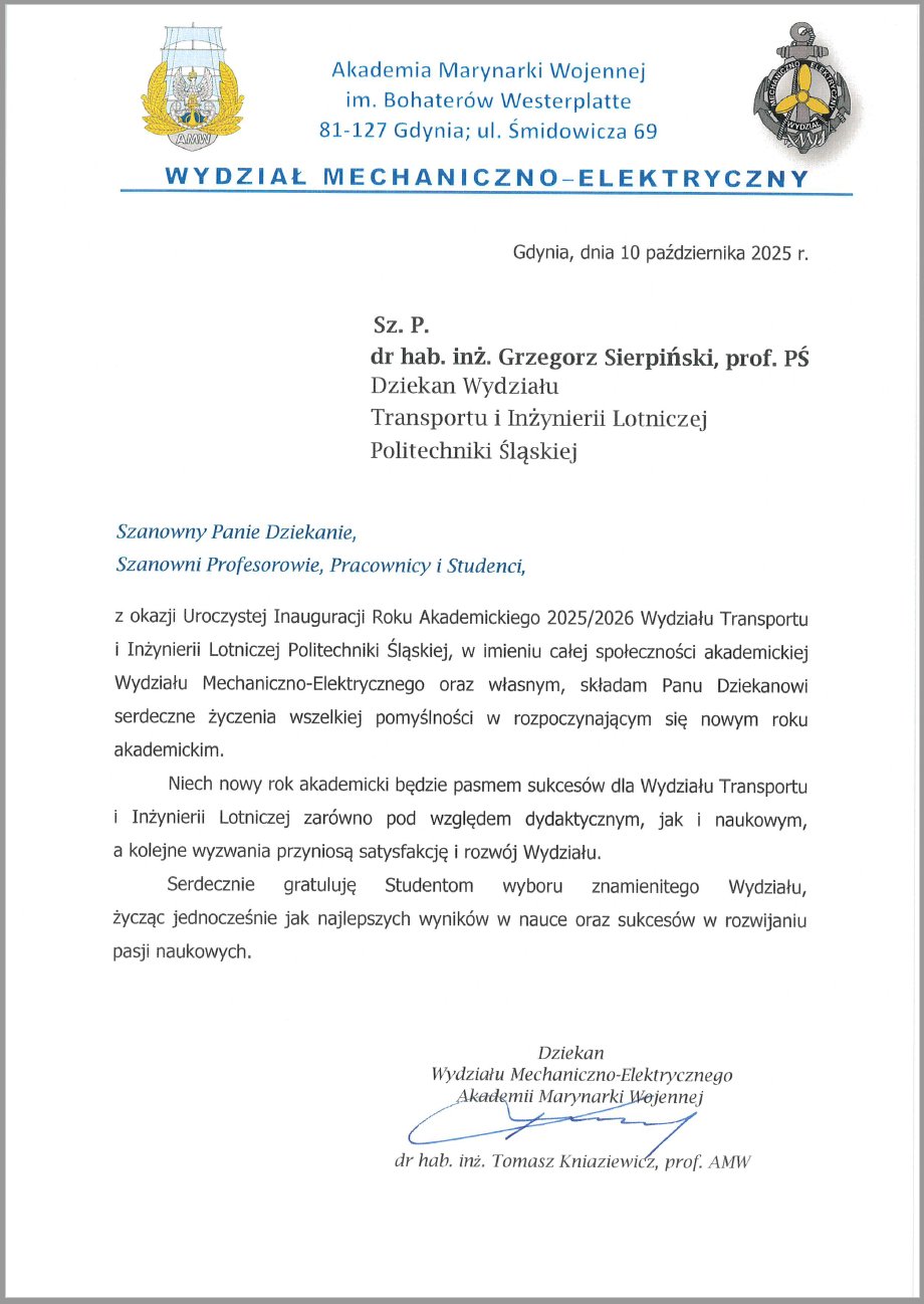 Dziekan Tomasz Kniaziewicz