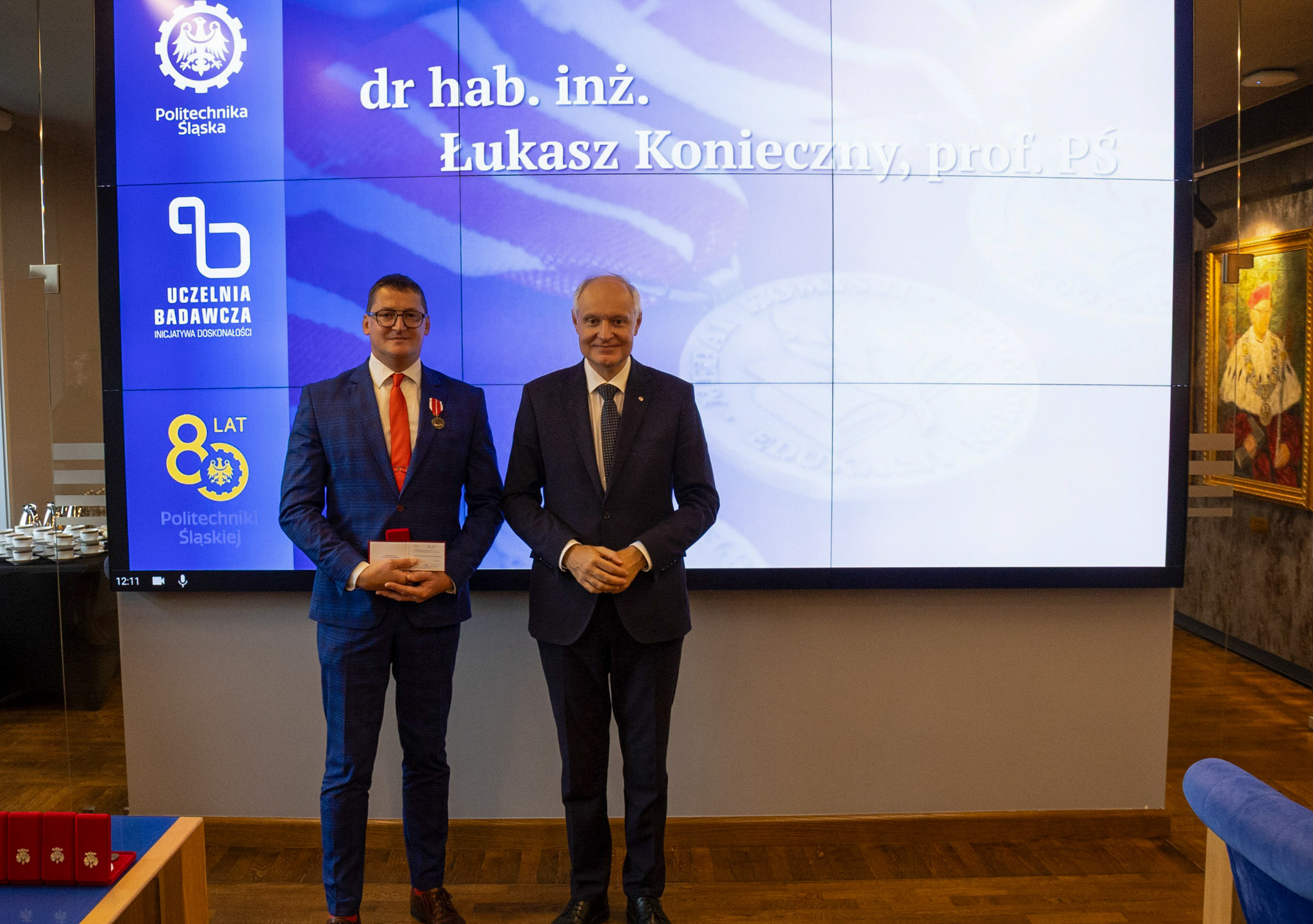 Fot. Martin Huć (38) - Łukasz Konieczny otrzymał medal KEN