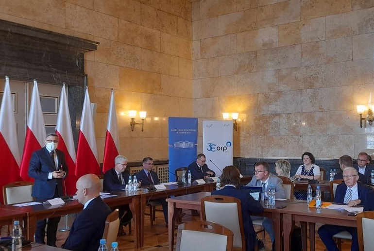 Zdjęcie ze spotkania w Urzędzie Wojewódzkim w Katowicach