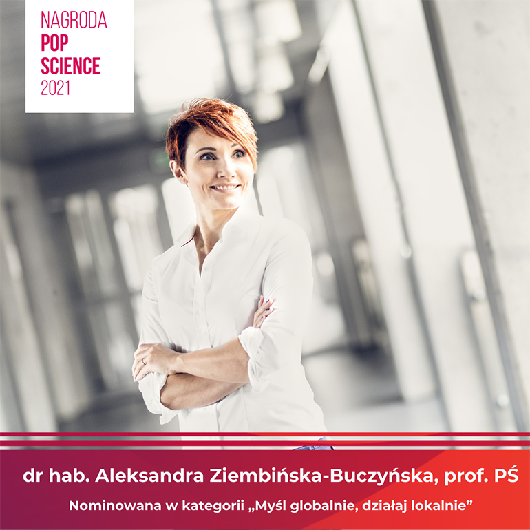 dr hab. Aleksandra Ziembińska-Buczyńska POP Science 2021