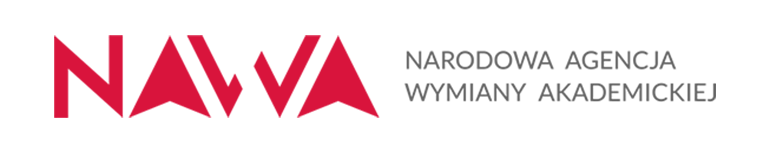 Na białej grafice widzimy czerwony napis NAWA