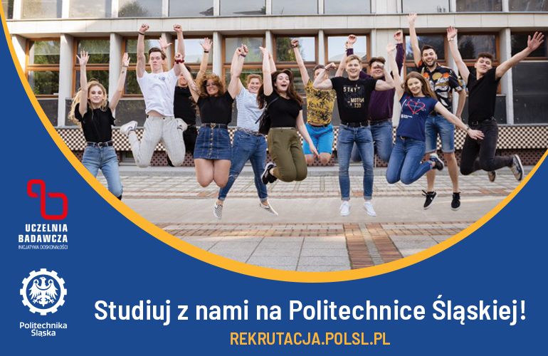 Obrazek przedstawia grupę młodych ludzi, którzy synchronicznie podskakują.