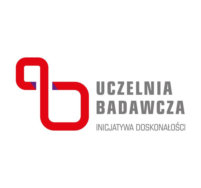 Na grafice widzimy logo Uczelni Badawczej