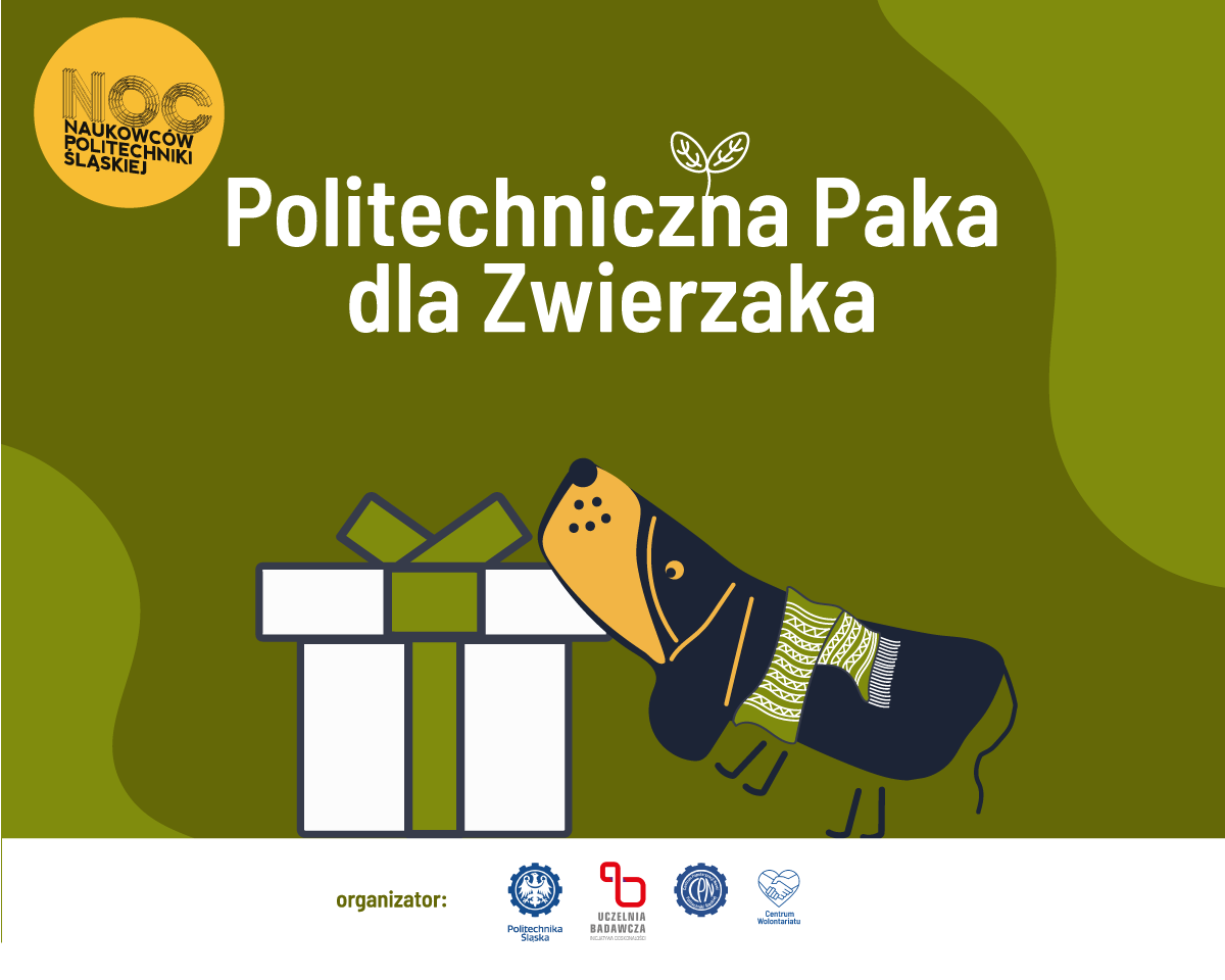 Plakat akcji Politechniczna Paka dla Zwierzaka