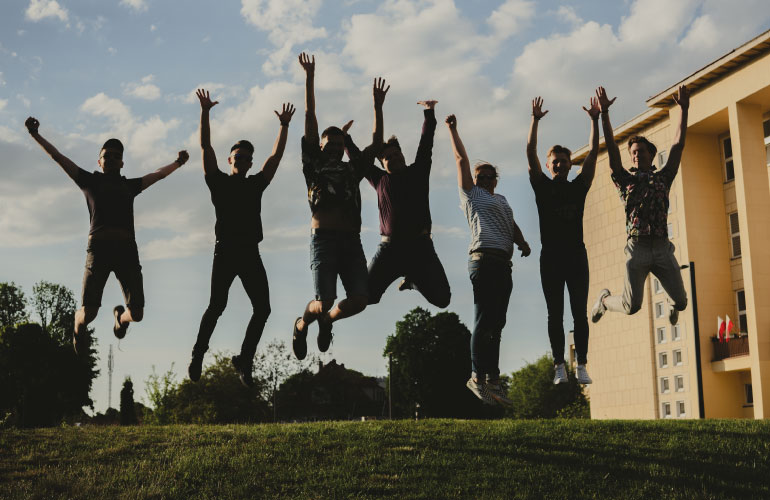 grupa studentów