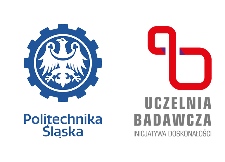 Na zdjęciu widzimy loga Politechniki Śląskiej i Uczelni Badawczej