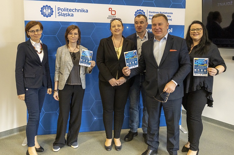 Na zdjęciu widzimy uczestników – przedstawicieli CKU podczas dnia otwartego.