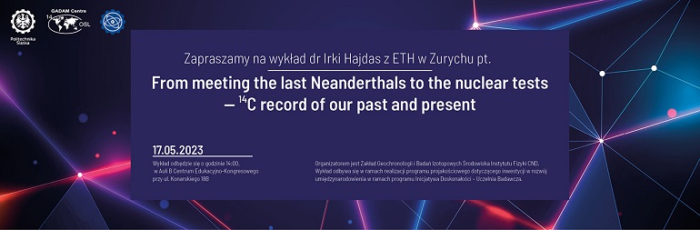 Na zdjęciu widzimy banner reklamowy zapraszający na wykład