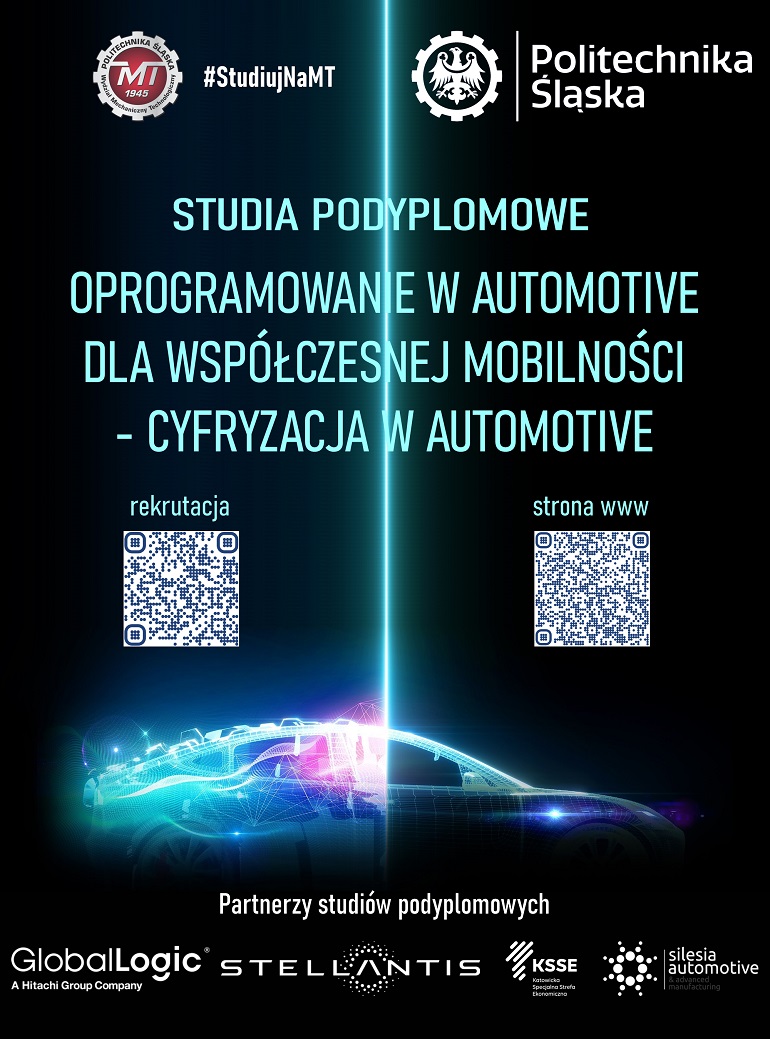 plakat reklamujący studia