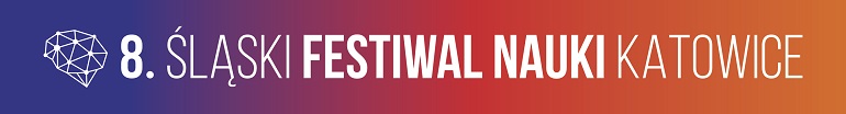 grafika z napisami śląski festiwal nauki