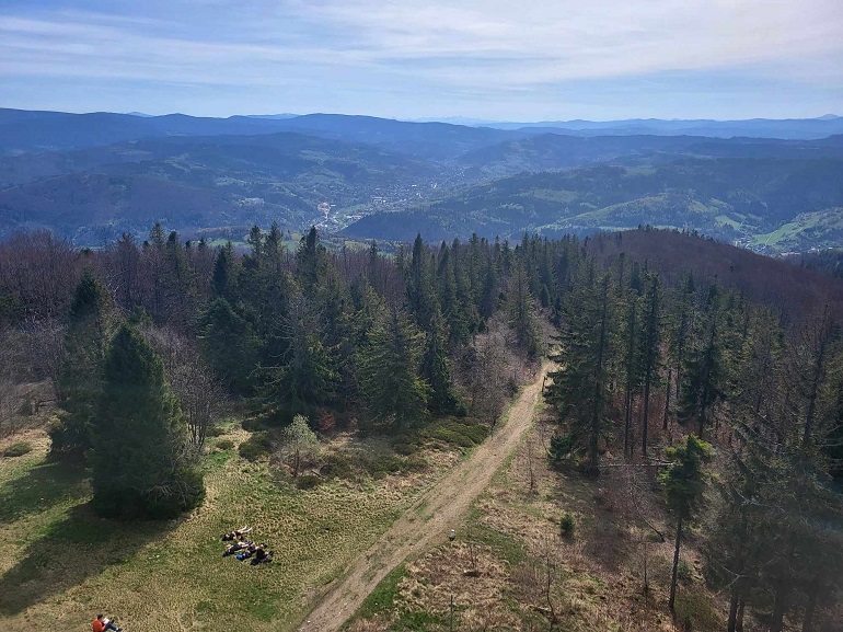 widok gór z czantorii