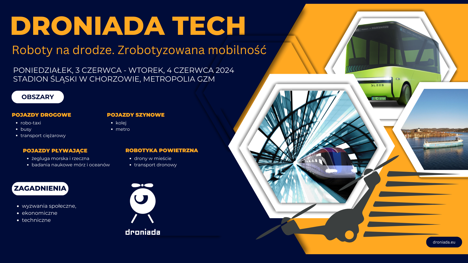 Droniada Tech Roboty na drodze