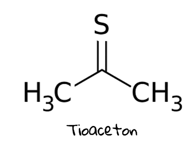 4 Rys 4 Struktura chemiczna tioacetonu