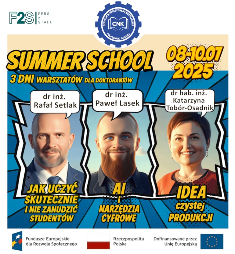 plakat letniej szkoły