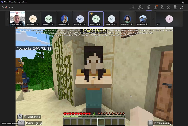 szkolenie minecraft