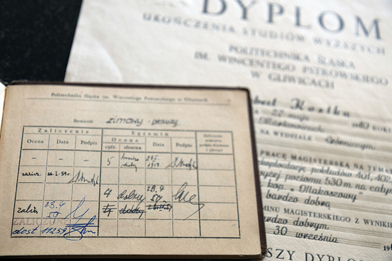 Hubert Kostka lubił się uczyć i radził sobie z nauką bez problemu