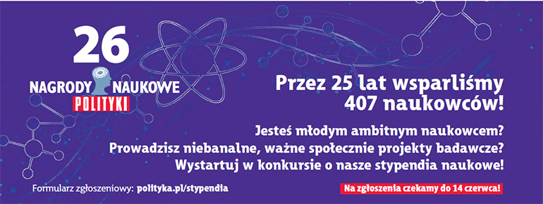 Nagrody Naukowe Polityki 2026 kopia