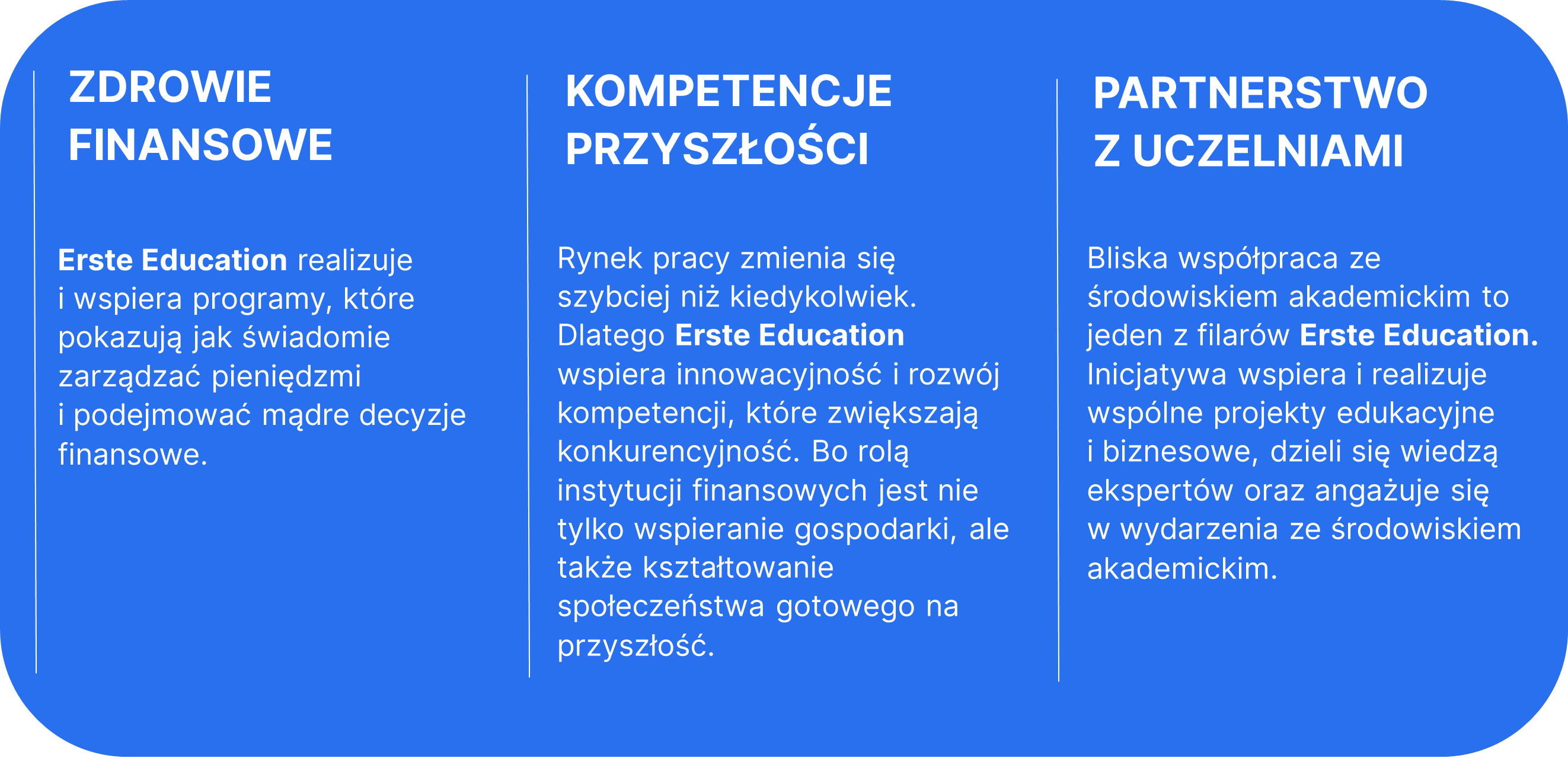Wsad WWWW-Obszary działania